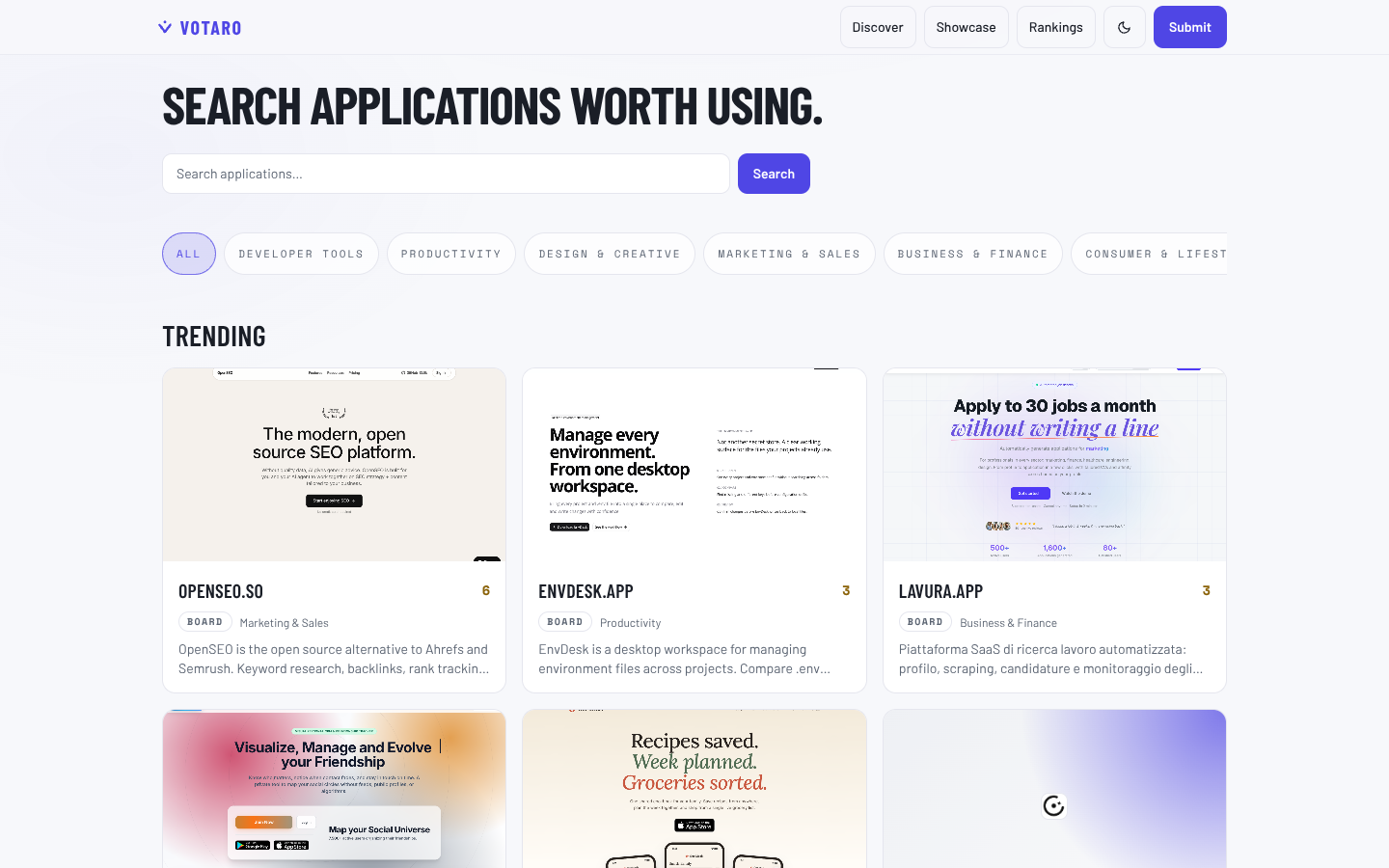 votaro.app screenshot